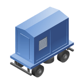 Установка блок-контейнера на шасси — тракторное или автомобильное